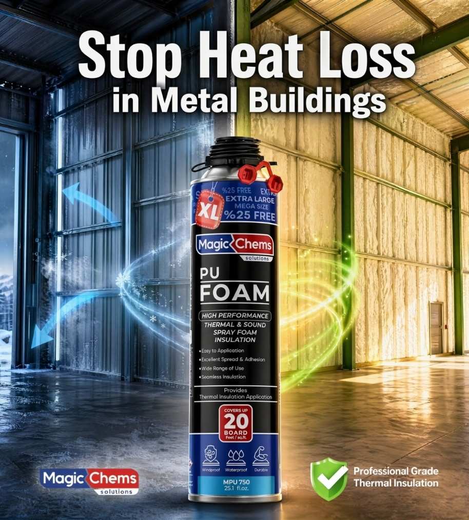 Insulation for Metal Buildings: Why Spray Foam Is the Most Reliable Modern Solution