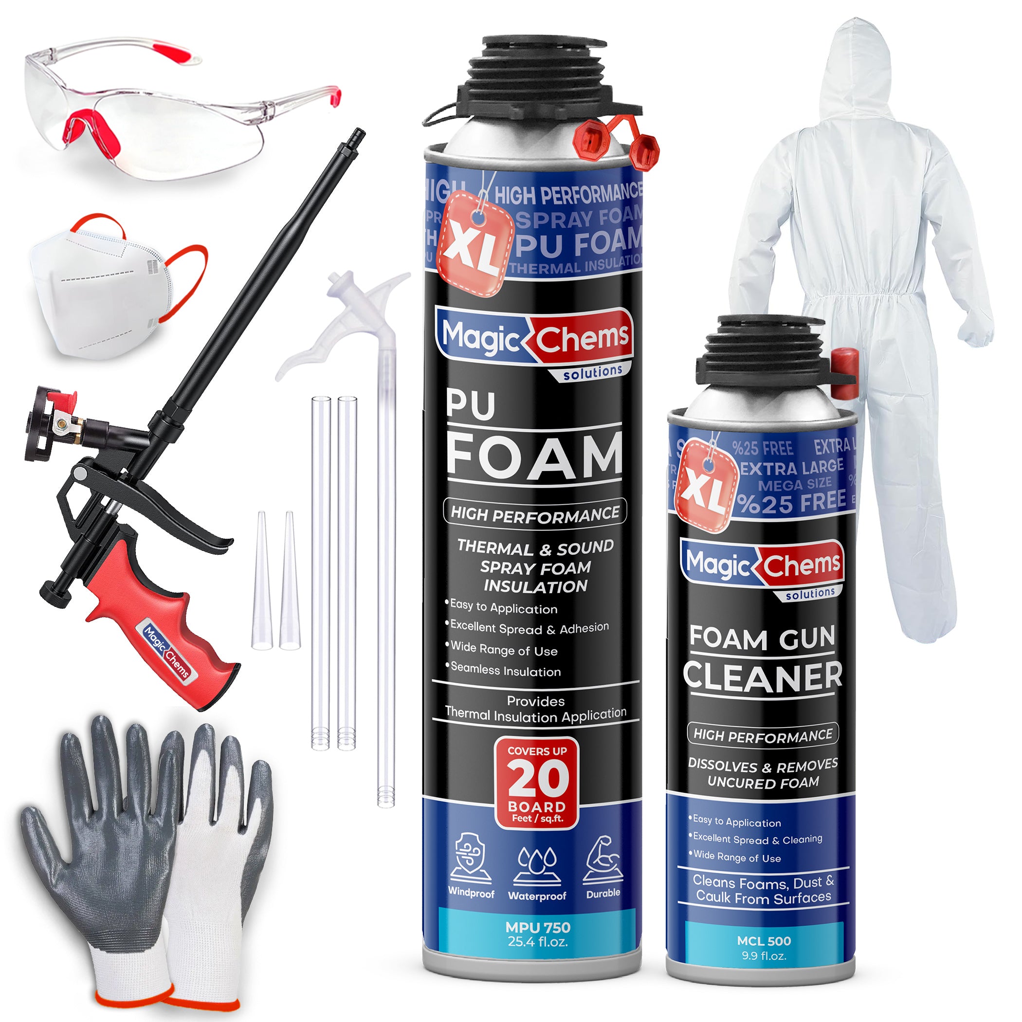 Spray Foam Insulation Kit (1 Pack-25.4 oz)