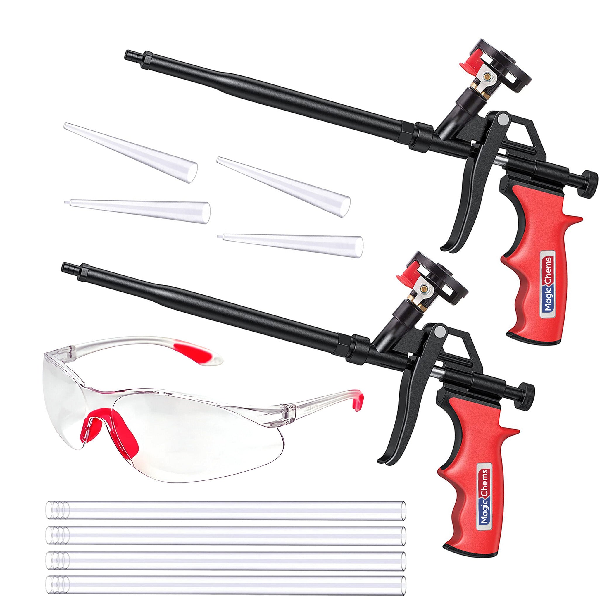 Spray Foam Gun Insulation (2 Insulation Foam Gun / 8 Nozzle)