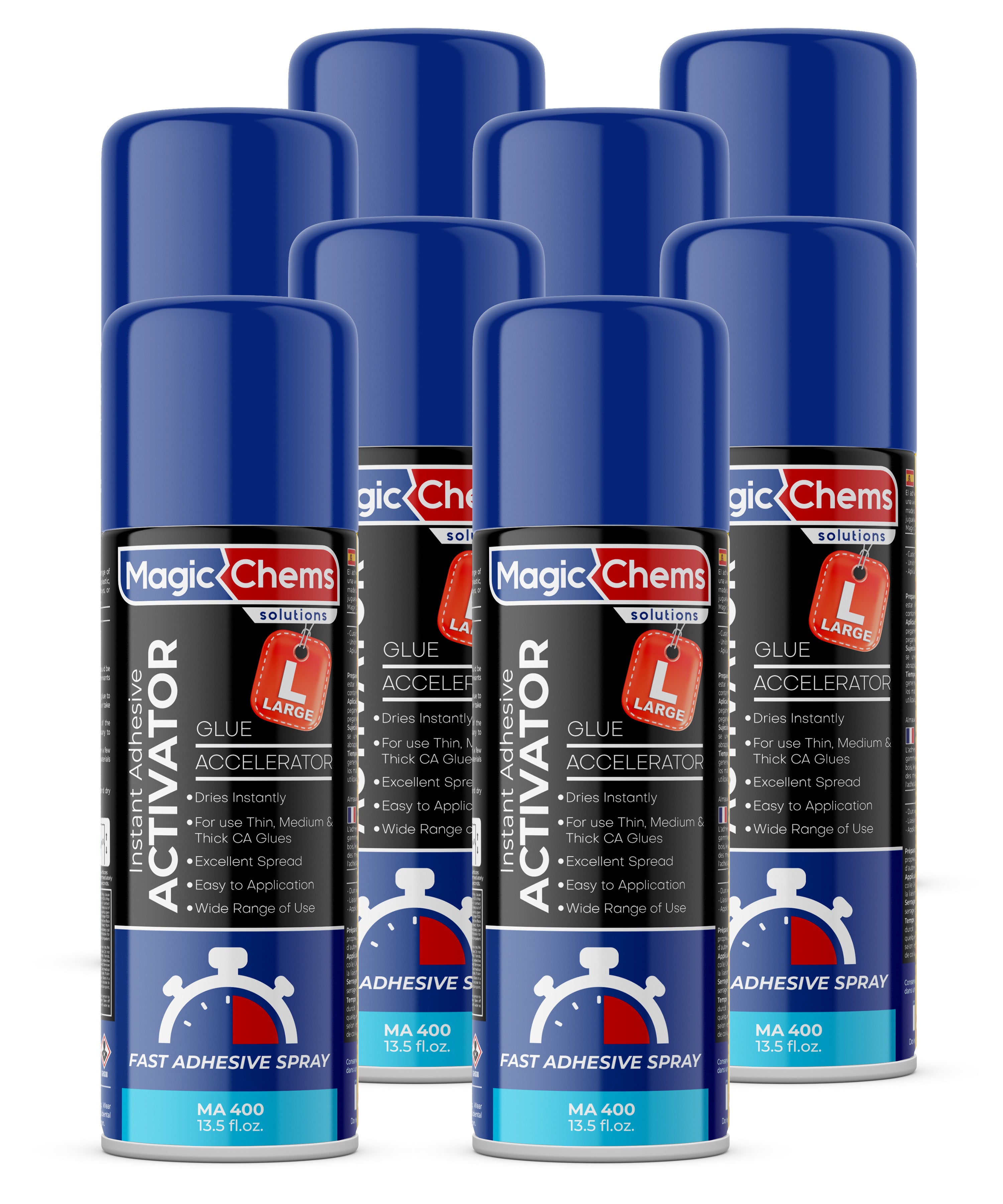 CA Glue Accelerator Spray (8 x 13.5 fl oz)