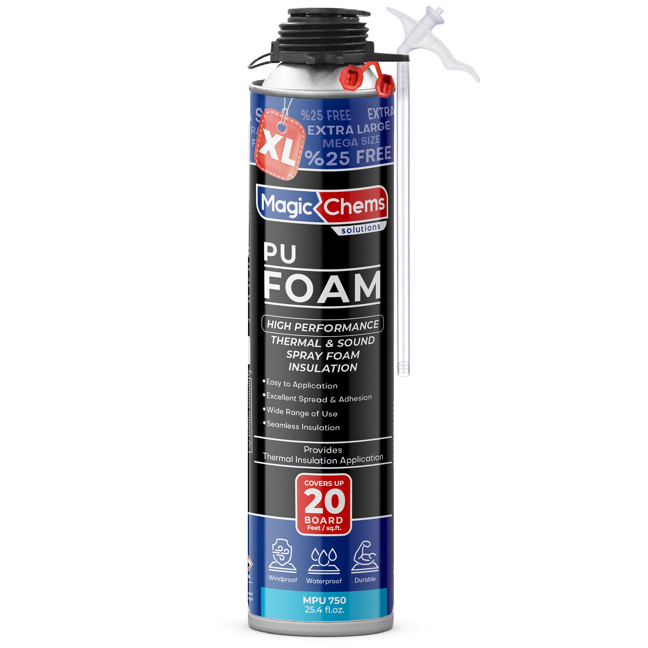 Spray Foam Insulation Can (1 Pack-25.4 oz)