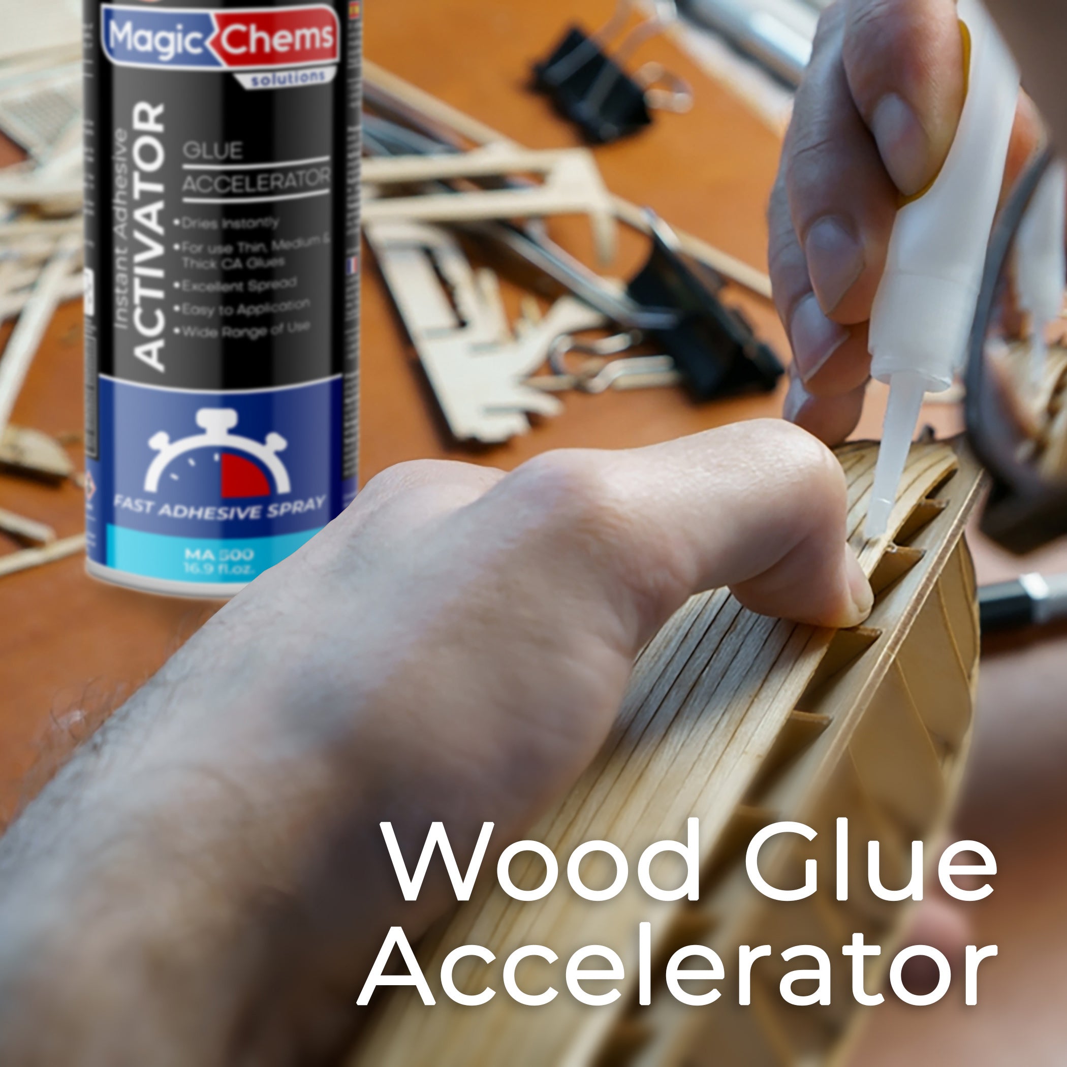 CA Glue Accelerator Spray (8 x 16.9 fl oz)