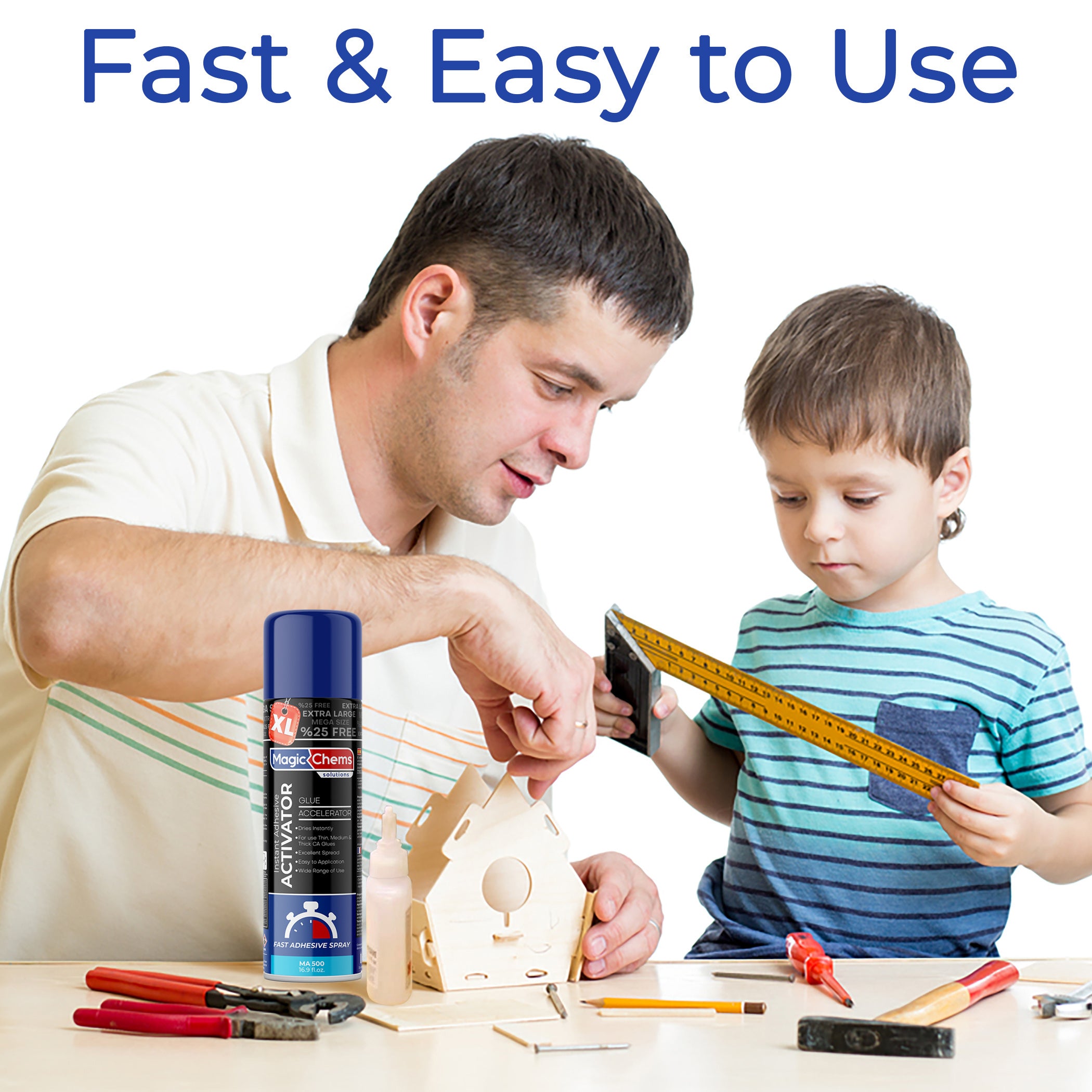CA Glue Accelerator Spray (8 x 16.9 fl oz)