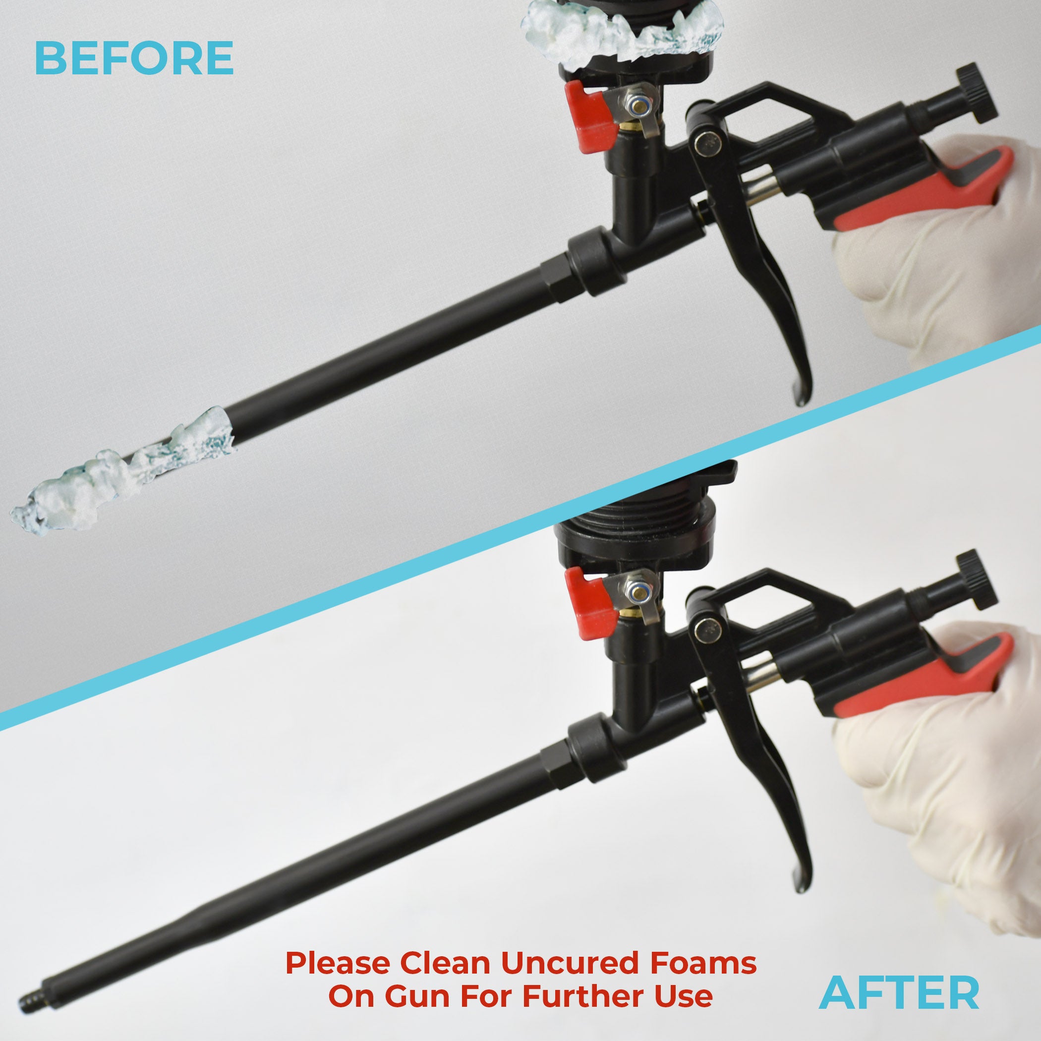 Spray Foam Cleaner (3 x 9.9oz) Foam Gun Cleaner