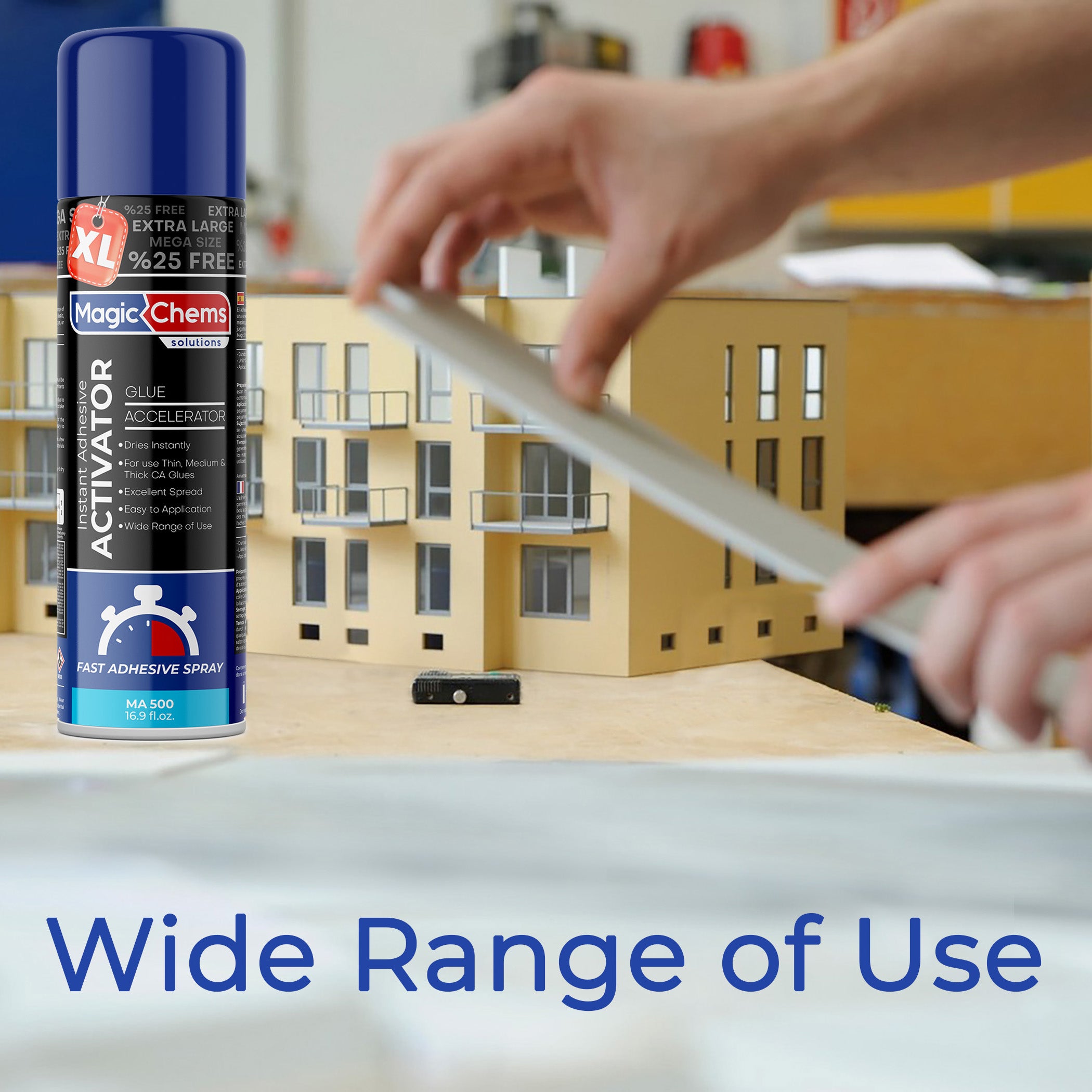 CA Glue Accelerator Spray (8 x 16.9 fl oz)