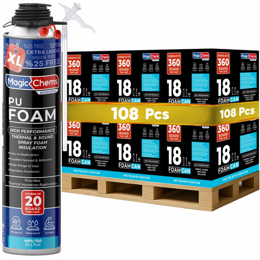 Spray Foam Insulation Kit - 25.4 oz - Magicchems