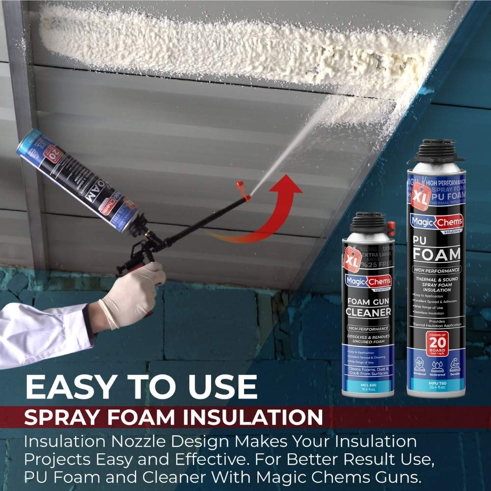 Spray Foam Insulation Kit - 25.4 oz - Magicchems