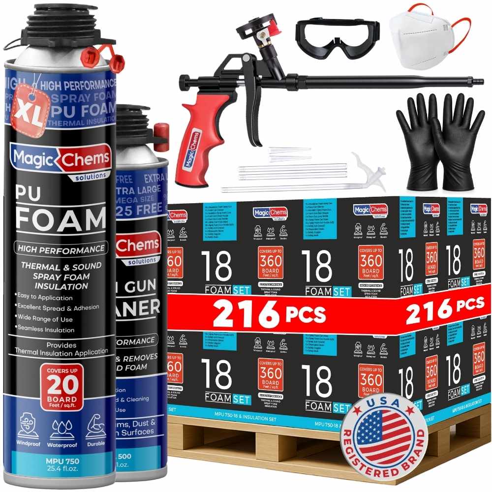 Spray Foam Insulation Kit Bulk Pallet - Magicchems